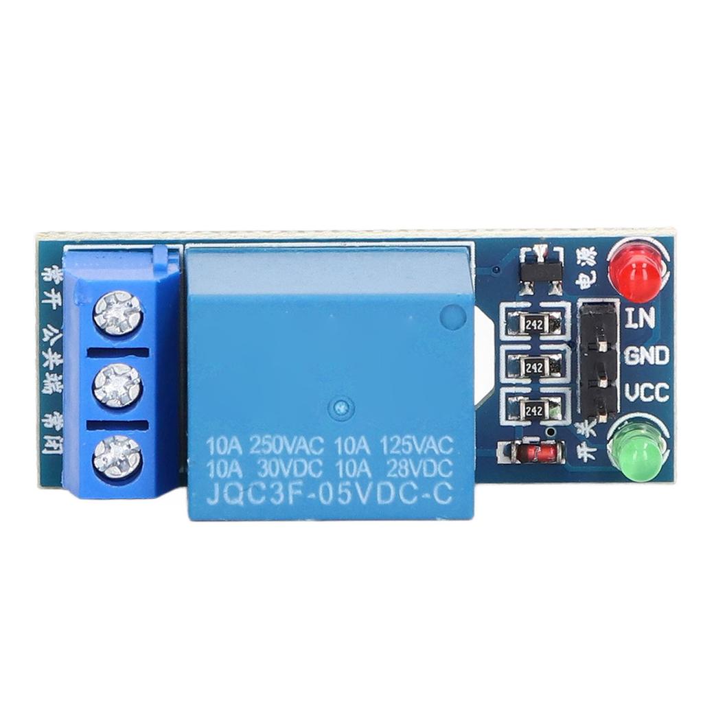 5 Stück 1-Kanal-Relaismodul PCB-Relaisplatine mit Optokoppler-Isolierung High-Low-Level-Trigger