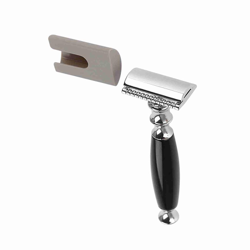 Stainless Steel Beard Shaping Template and Razor Mustache Shaving Set (Knife Head Cover)