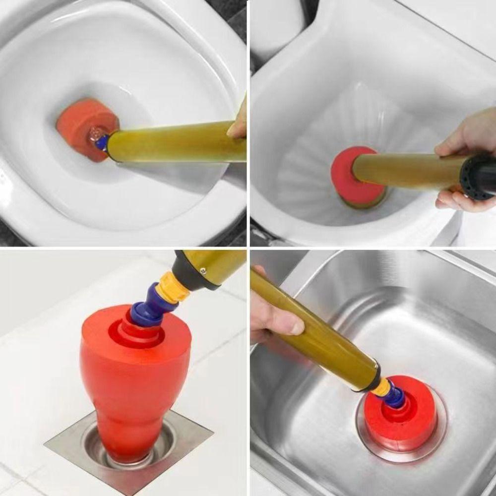 Unblocking High Pressure Toilet Unclogger Toilet Tools Bathroom Cleaner for Unblocking Pipe Clog