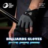 GOLOVEJOY Luva de Bilhar de Seda Gelo Três Dedos Mão Esquerda