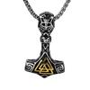 Nordic Viking Retro Punk Triangle Anchor Pendant Accessory