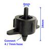 50 Pcs Adjustable Flow Pressure Compensating Dripper Emitter Shunt 2L/8L Shunt Irrigation Dripper Garden Drip System Fixed Flow