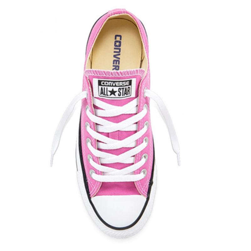 Converse Chuck Taylor All Star Canvas Comfortable Non-Slip Abrasion Resistant Low-Top Board Shoes Unisex Pink