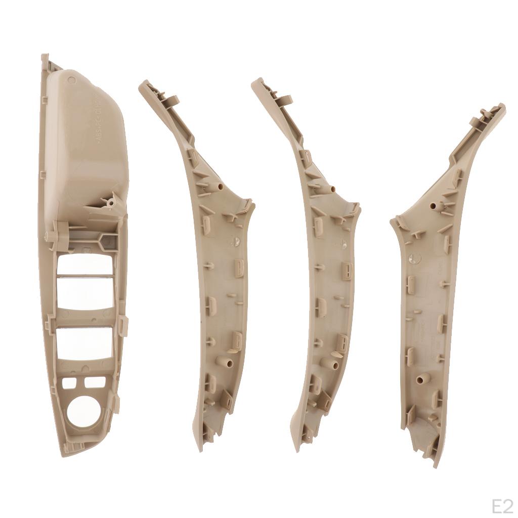 4 Pieces Inner Door Clasp Handle Handles Cover Interior for 5 F10, F18