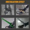 SHINKXMT Motorcycle Sidekick Assist Bracket Kickstand Diameter 19mm-23mm Universal Side Stand Extension Auxiliary Tool