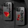 Cherry Strawberry Case for iPhone 17 Pro Max 15 13 Mini 14 Air 16 Plus 11 7 8 SE 12 XS XR Funda Back Phone Cover