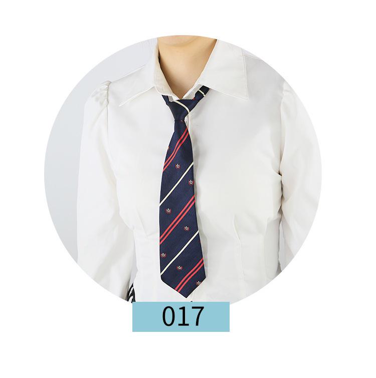 

Unisex Oblique Stripes JK Tie: Decorative, Easy-Pull & Versatile for Shirts & Uniforms