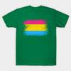 T-shirt alla Moda Unisex Stampa Bandiera Pansexuelle Taglie Forti XS-6XL T-Shirt 100% Cotone Top Scollo Tondo Manica Corta T-shirt