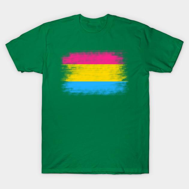 T-shirt alla Moda Unisex Stampa Bandiera Pansexuelle Taglie Forti XS-6XL T-Shirt 100% Cotone Top Scollo Tondo Manica Corta T-shirt