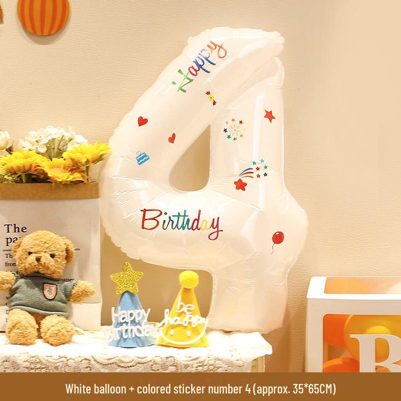 Happy Birthday Party Balloon Decorations for Kids
