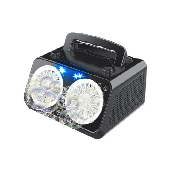 Seifenblasenmaschine für Kinder Hohe Leistung Wiederaufladbarer Seifenblasenmacher Tragbarer Rotierender Seifenblasenbläser für Drinnen Draußen Hochzeiten Partys