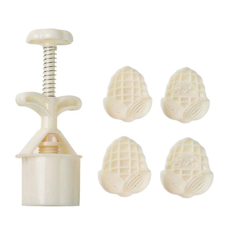 Creative Corn Mooncakes Molds Durable 50/75g Corn Mooncakes Crafting Molds for Artisanal Dessert Enthusiasts 55KF