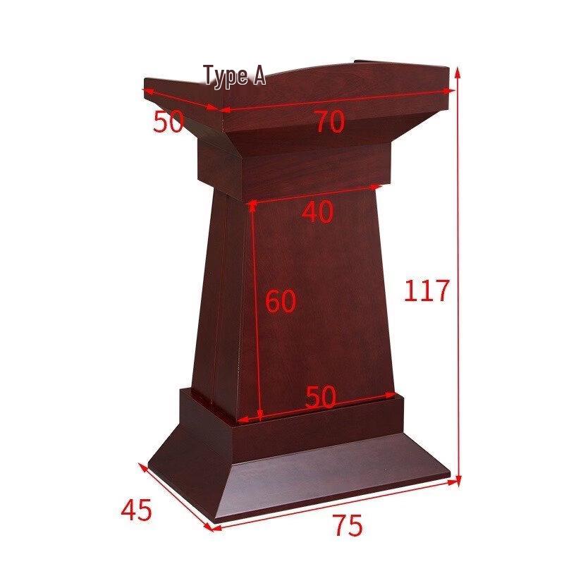 Solid Wood Lectern Podium