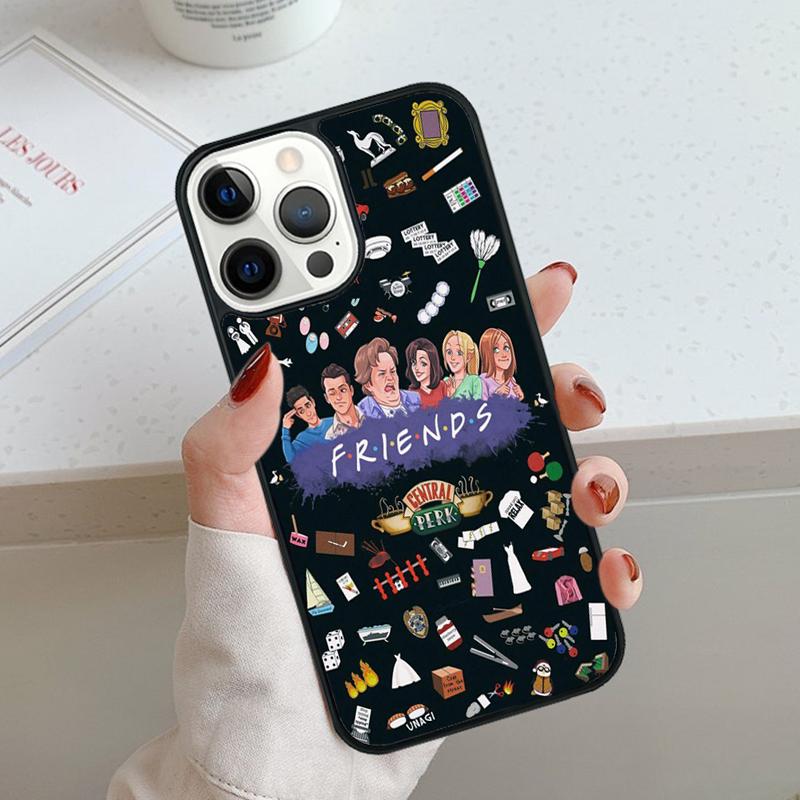 Central Perk Coffee Friends TV Show Phone Case For iPhone 17 Air 11 12 13 14 15 16 Pro Max Cover For iPhone 17 Air Max Plus