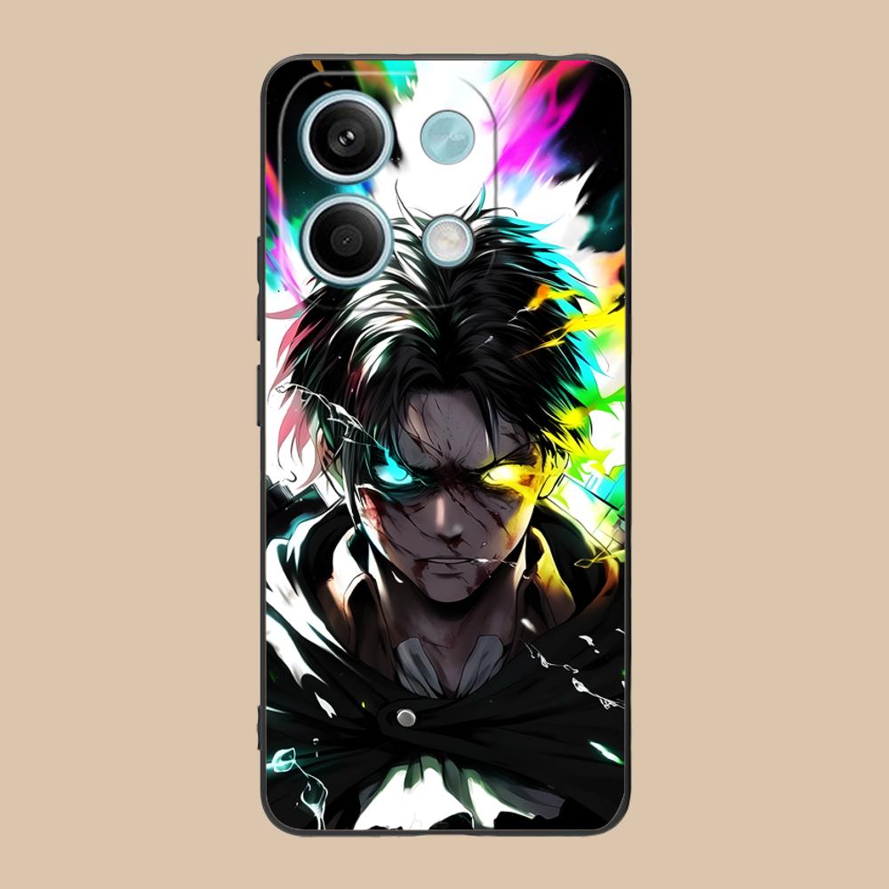 AOT Eren Yeager Matte TPU Mobile Phone Case for POCO M7 M6 M5 M4 M3 X7 X6 X5 X4 X3 Pro GT 5G Colorful Printing Cover