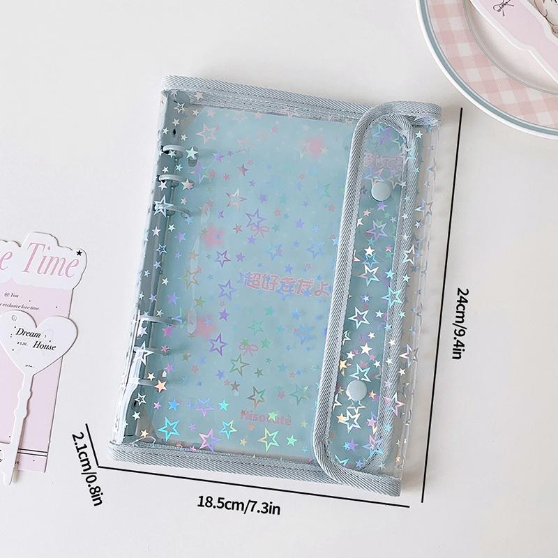 A5 Binder Photocard Albums Kpop Photocard Holder Album for Idol Cards Collect Book Binding Button Lock Photocard Binders