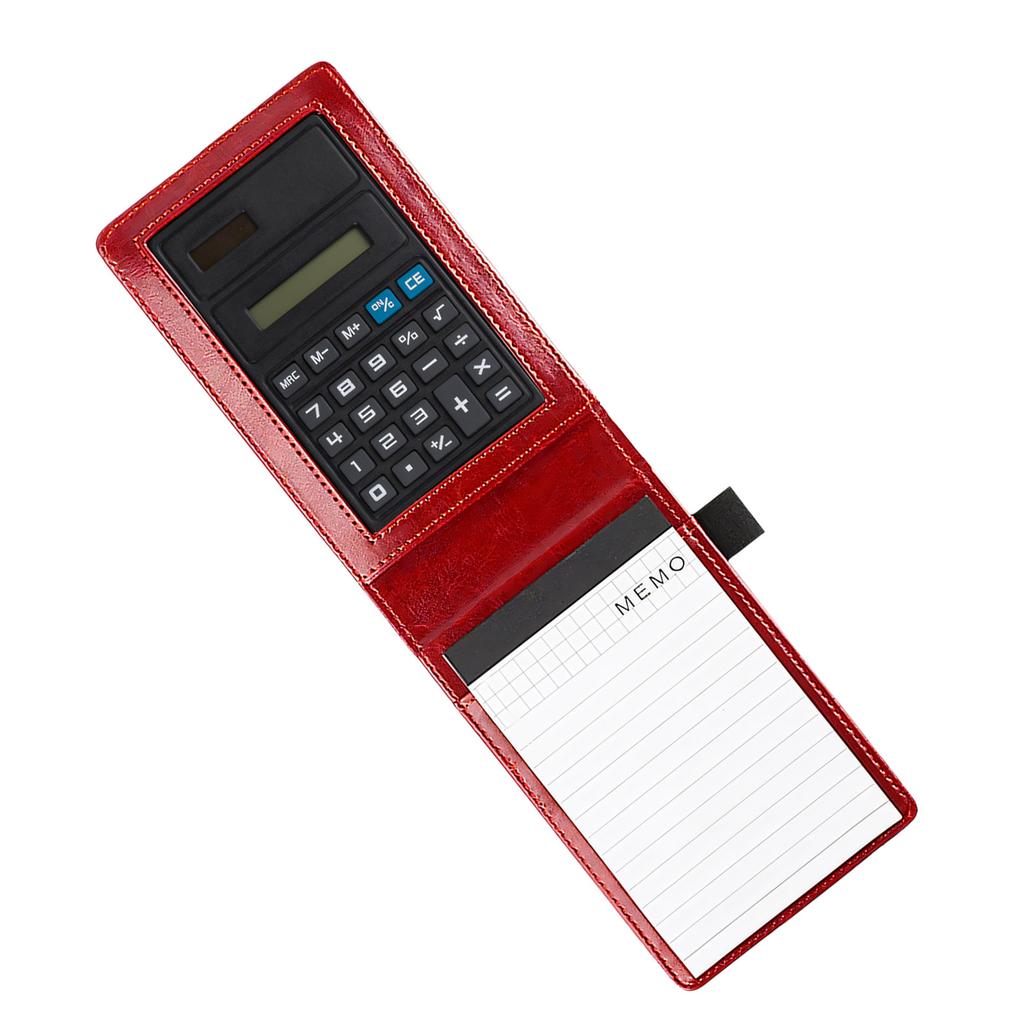 Compacts PU Leather A7 Size Budget Planner Cover with Calculator and Clipboard Personals Wallets Binders for Daily Use