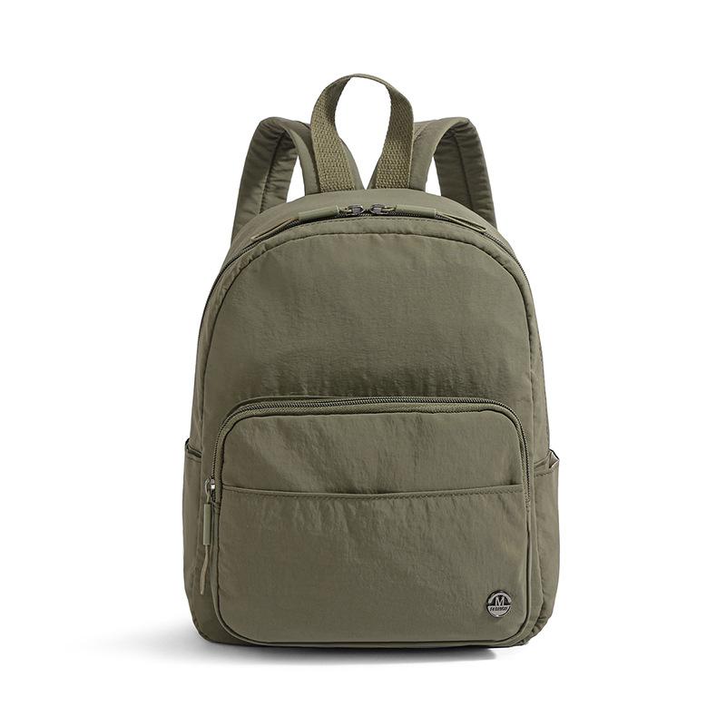 

Casual Korean version ins style simple solid color backpack women s 2025 autumn new foreign style out storage large capacity
