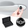 CDCF7 2/5/10Pcs 15mm Car Lock Keyhole Stickers Decoration Protection For MINI Cooper R56 F56 R50 JCW Cabrio Countryman Clubman WORKS
