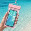 Solid Color Hanging Neck Phone Bag Hanging Rope Mobile Phone Pouch Floating Phone Dry Cover Diving