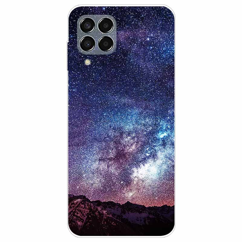 Hülle für Samsung M33 Hülle Marmor Weiches TPU Silikon Handyhüllen für Samsung Galaxy M53 5G Hülle Klarer Bumper M 33 53 Schutz