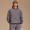 Men's Fleece Sweatpants Long Pants Drawstring Joggers with Hooded Sweatshirt Casual Athletic Set