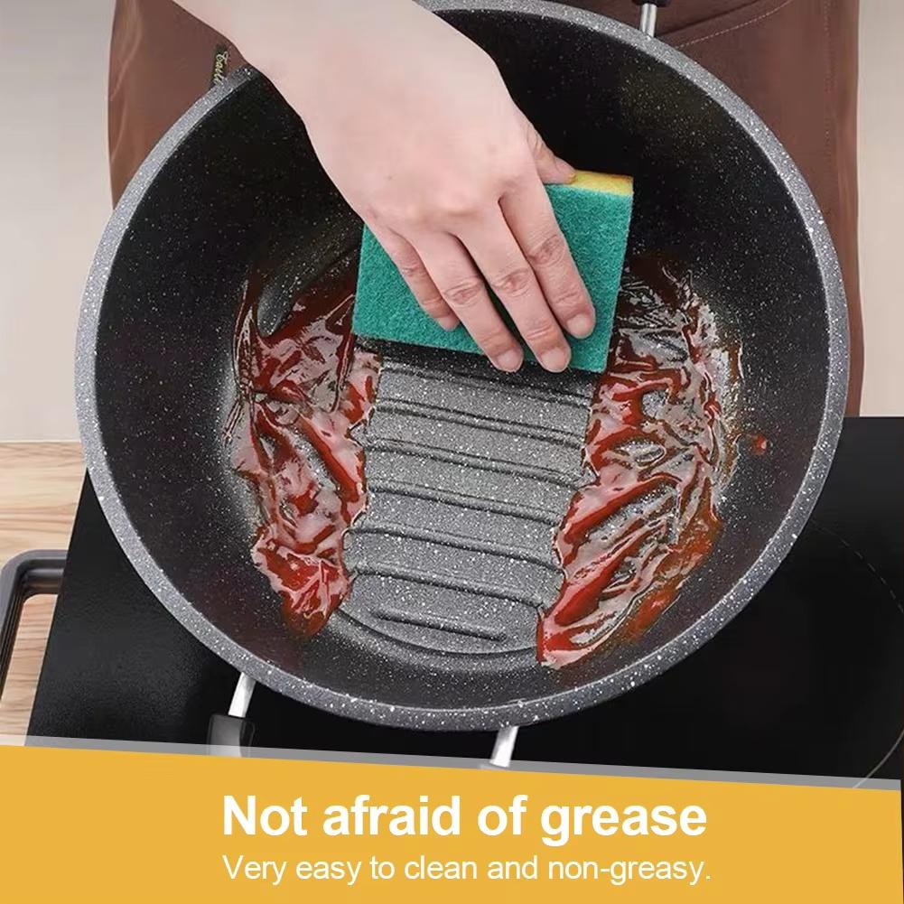 Hrnec na polévku Nepřilnavý hrnec na vývar s uchy Hluboký kastrol Železný hrnec na vaření Indukční hrnec na polévku pro domácí kuchyni