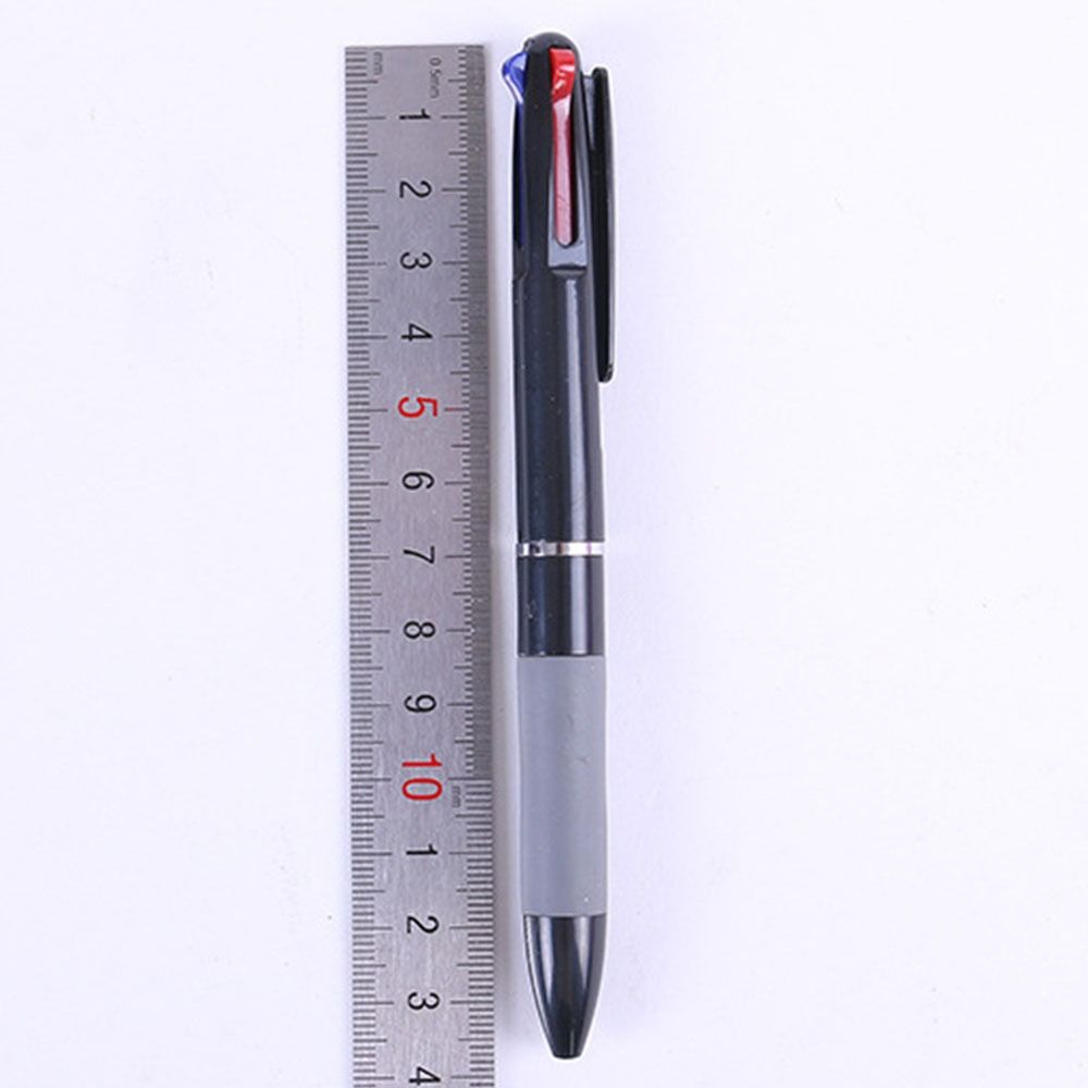 1/10Pcs Durable 3 in 1 Ballpoint Pens Red/Black/Blue Ink Color 0.7mm Ball Point Pen Writing Stationery Student