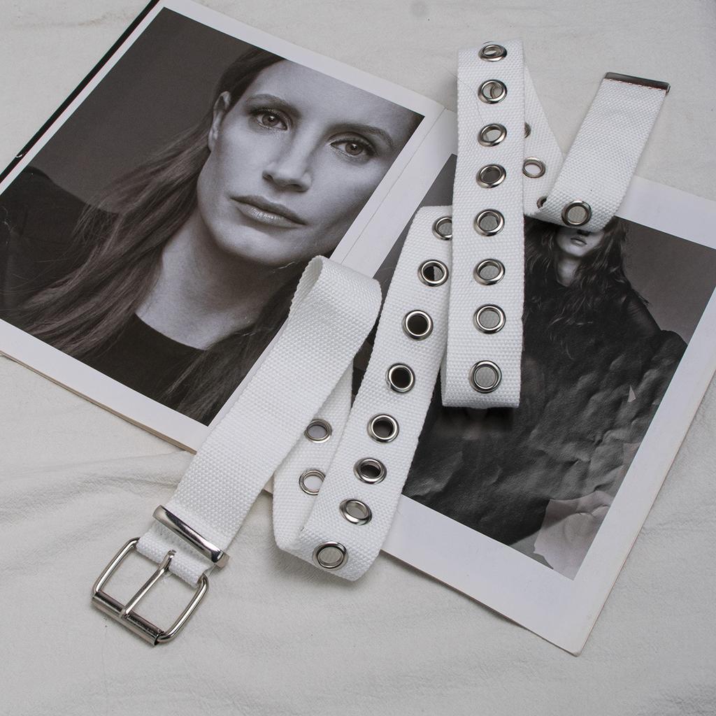 Versatile Women's Cloth Belt, Air-eye Casual Long Belt, Street Fashion Women's Belt