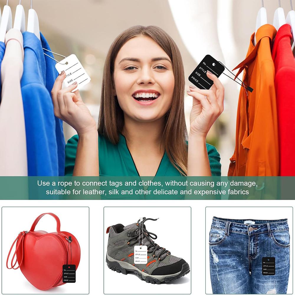 Tagging Gun Clothes Garment Tag Attacher Kit with Needles Standard Plastic Barbs Fasteners Hang Label Strings for Clothing