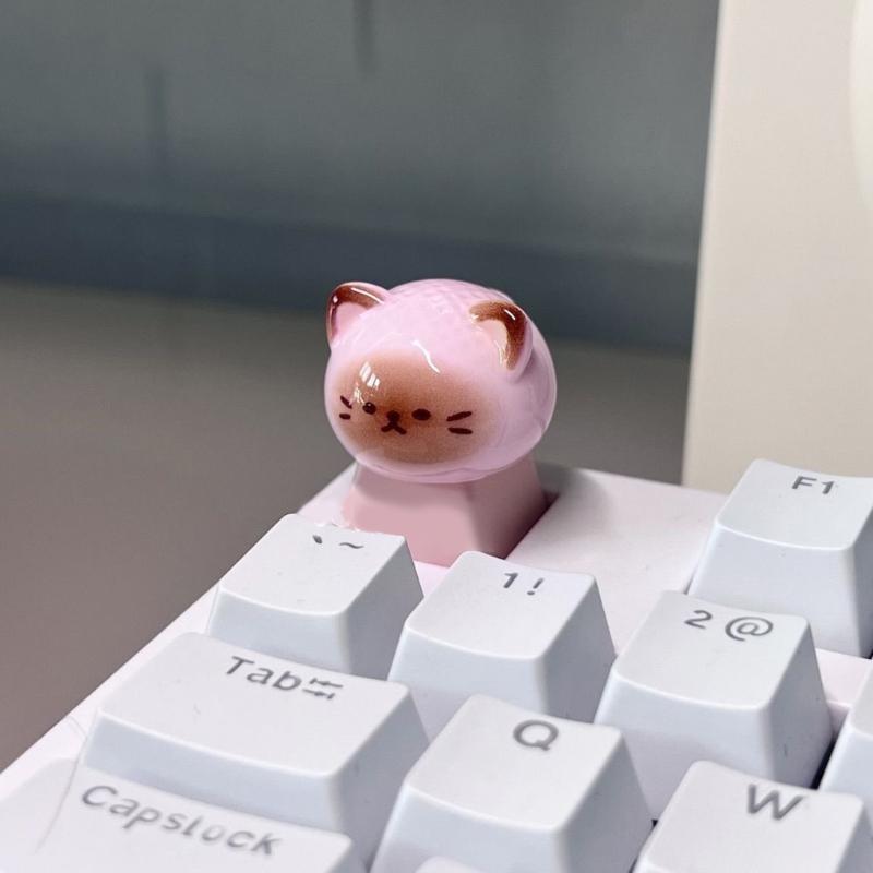 3D Mechanical Keyboards Creative Cartoon Rabbit Shaped Gamer Keyboards Keycaps for Office Decompression