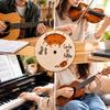 Wooden Circle of Fifths Wheel 12cm Guitar Chord Theory Tool