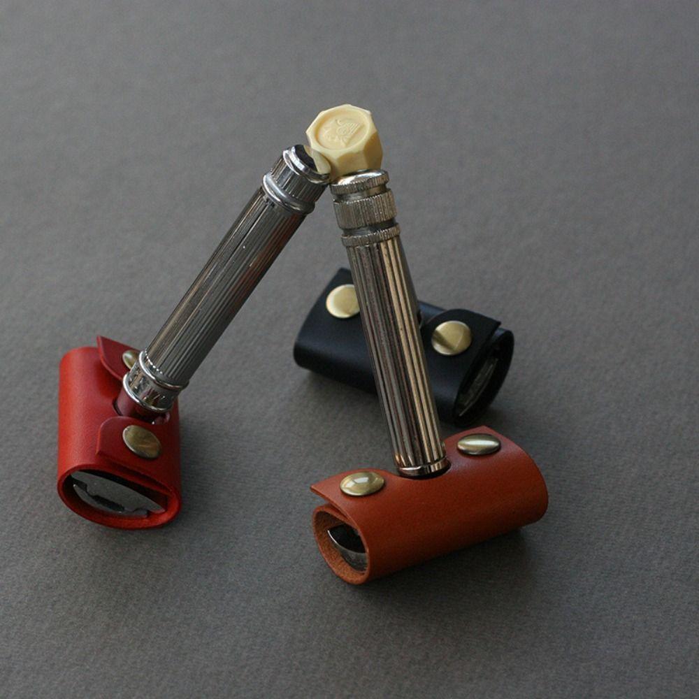 Protective Case Razor Head Sleeve Manual Shaver Head Cover Double Edge Razor Protective Cover