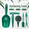 Garden Seedling Hole Puncher with Long Handle - Plastic Planter Tool for Planting and Digging