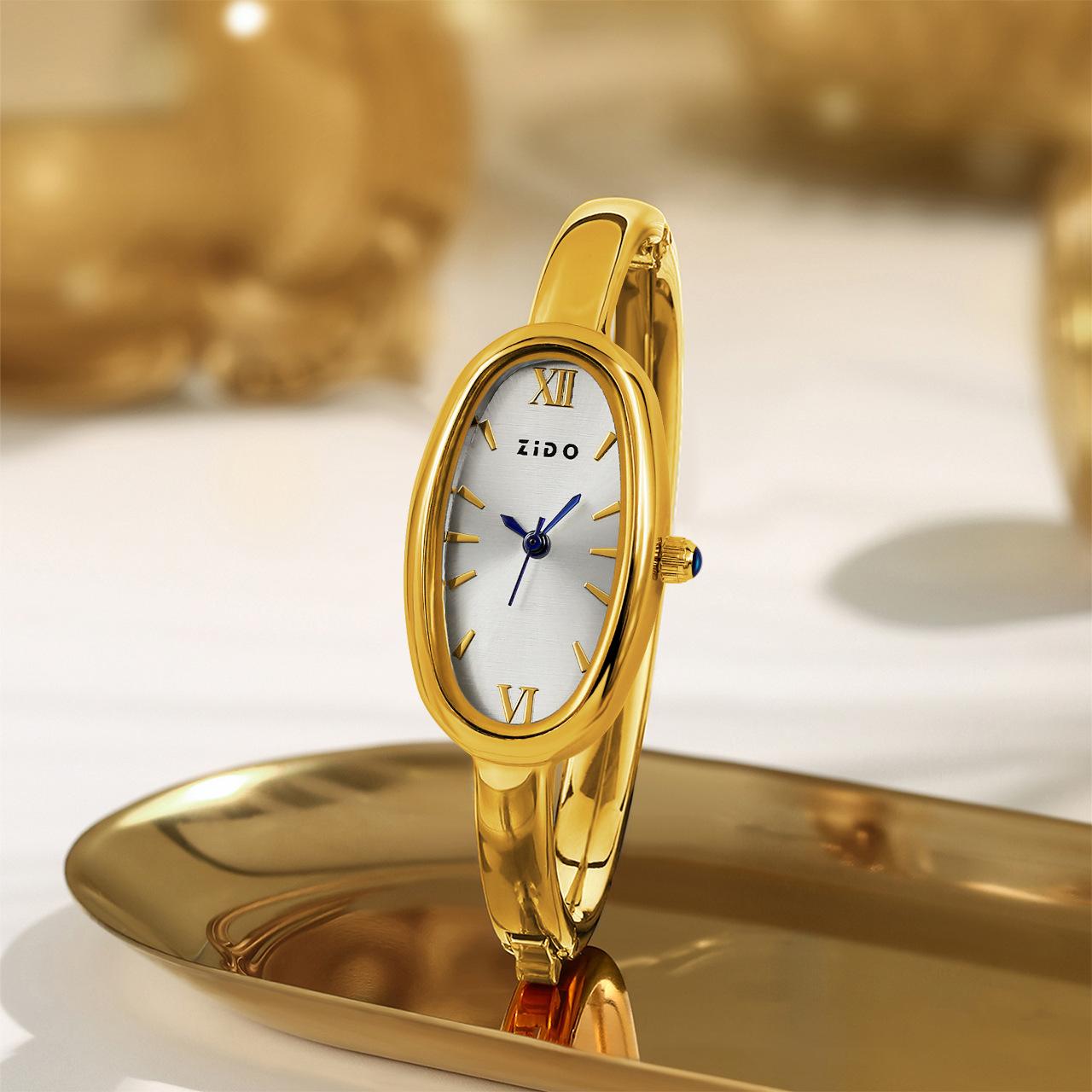 Ladies Watch Women S Rectangle Oval Retro Fashion Bracelet Watch Simple Quartz Ladies Watch Naked watch