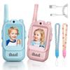 Video-Walkie-Talkies für Kinder 2er-Pack Wiederaufladbares Intercom-Walkie-Talkie Niedlicher 2-Zoll-Bildschirm Ein-Klick-Anruf Kinder-Video-Intercom