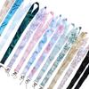 Ribbon Name Tag Holder Hang Rope Marble Printing Lanyard Phone Lanyard Phone Hang Rope Neck Straps