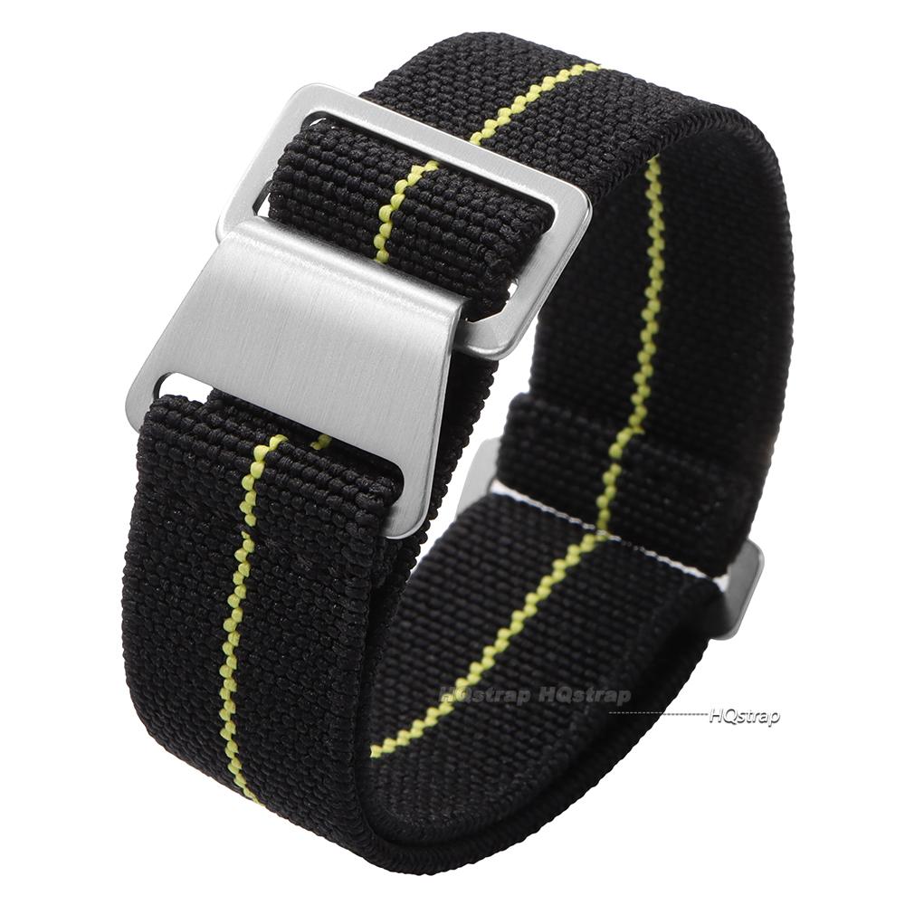 Uniwersalny Nylonowy Pasek do Zegarka Smartwatch Tkaninowa Opaska na Nadgarstek Paracord Elastyczny 20mm 22mm Paski do Zegarków Męski Sportowy Pasek