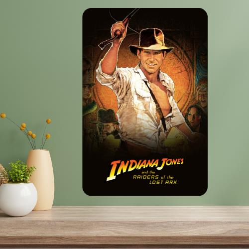 Raiders of the Lost Ark Classic Movie Metal Poster Sign 20x30cm（7.8x11.8inch）