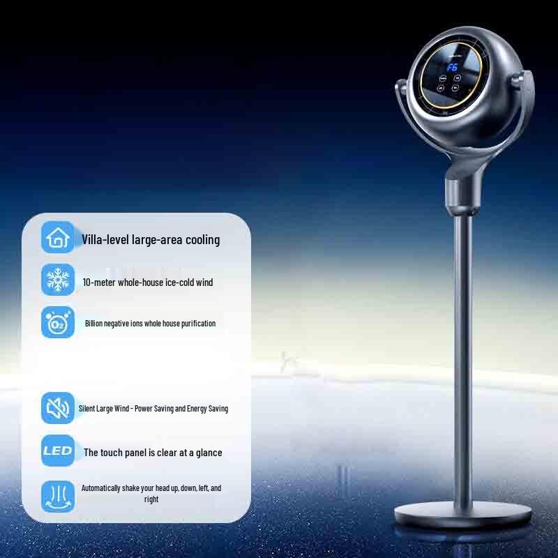 Yuanzu Silent Multi-Directional Oscillating Floor & Desk Circulating Fan