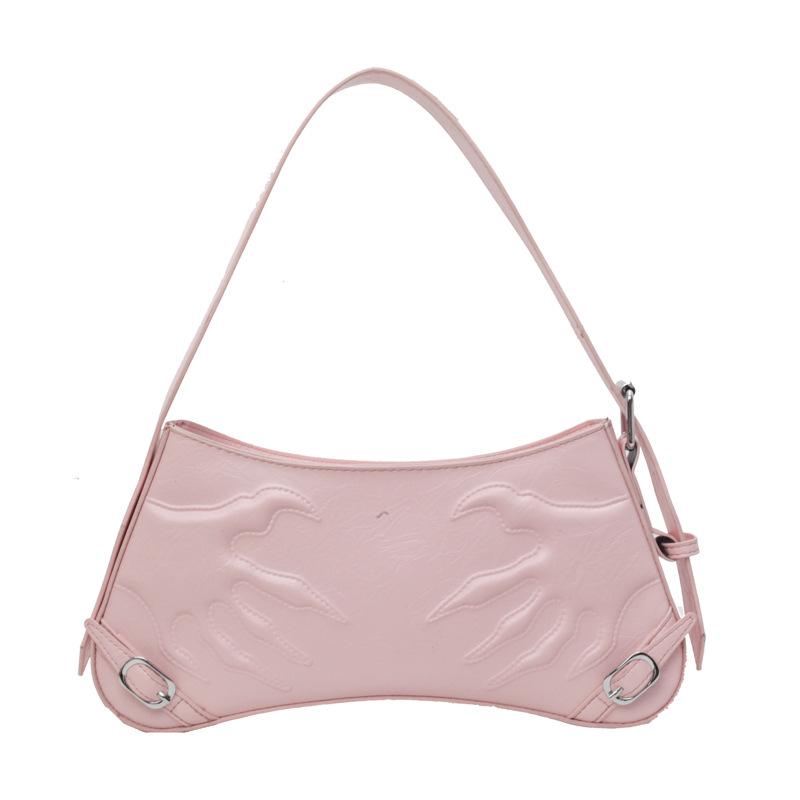 

Популярная в этом году забавная сумочка 2025 новая летняя трендовая универсальная повседневная женская сумка ins темперамент на плечо женская сумка розовый