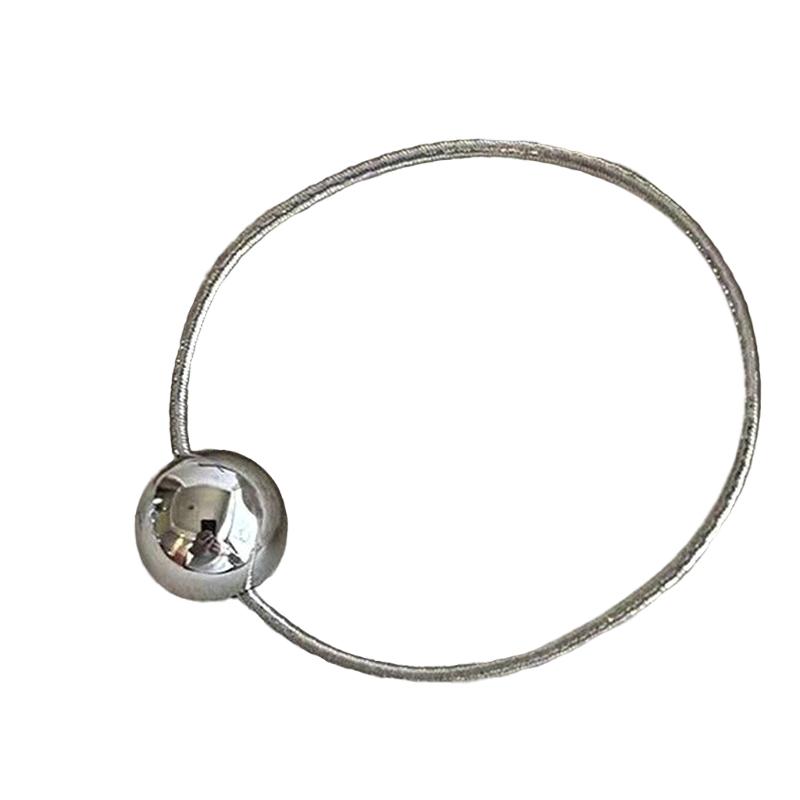 

1/4 шт. Повязки на голову Высококачественные аксессуары для волос Корейский стиль Заколки для волос Модные дизайны с шариками Ультра-яркая золотая/серебряная резинка для волос