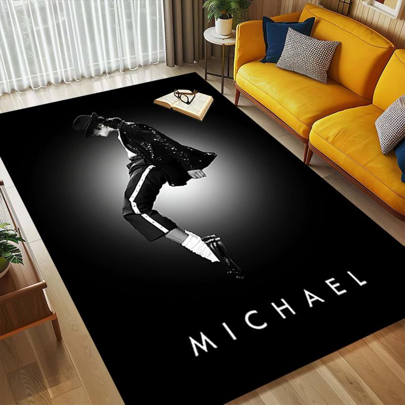 Michael Jackson Living Room Non-Slip Area Rug Soft Carpet for Bedroom Game Playroom Sofa Office Home Decor Doormat Christmas Gift C9211928