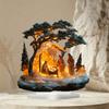 2D Snow House Desktop Decoration Ornaments Home Bedside Ornaments