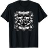 NeotoBatAO Smile Now CRY Later Gothic Cholo Chicano Art Sad Clown Masks T-Shirt