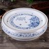 10-Inch Round Gongfu Ceramic Tea Tray with Double-Layer Water Storage