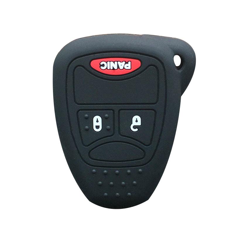 Key Cover Case for Jeep Wrangler JK Grand Cherokee Compass Cap for Chrysler 300C Pacifica for Dodge Caliber Nitro Dakota Durango
