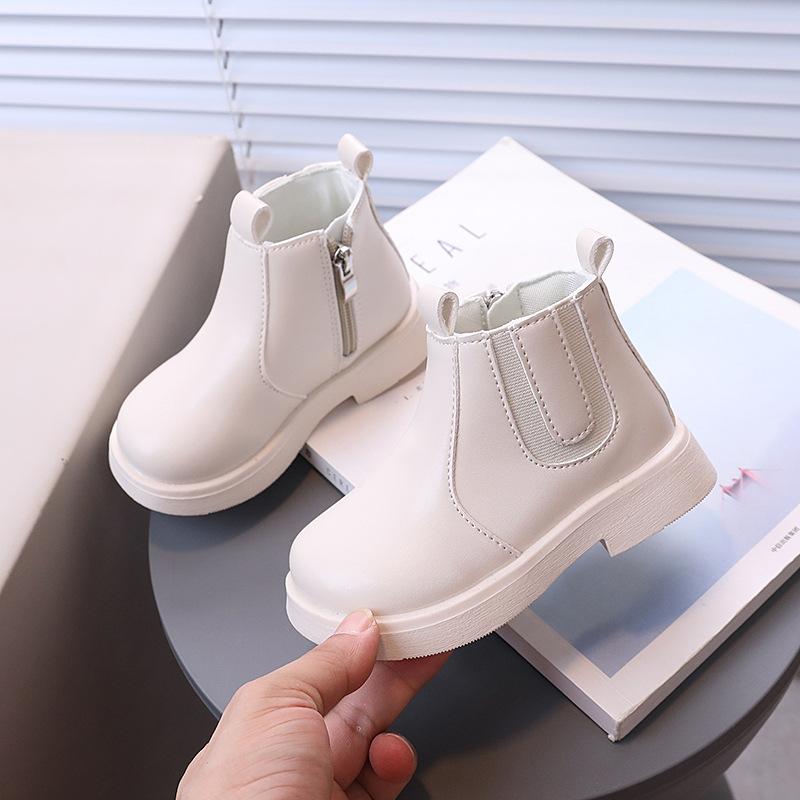 Girls' new sweet and cool British Martin boots Boys' popular soft-soled baby Martin boots Fashion versatile foreign style models