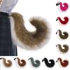 Halloween Plush Shiba Inu Tail Cos Little Wolf Dog Prop Handmade Tail, Realistic Curly Tail, Cosplay Prop