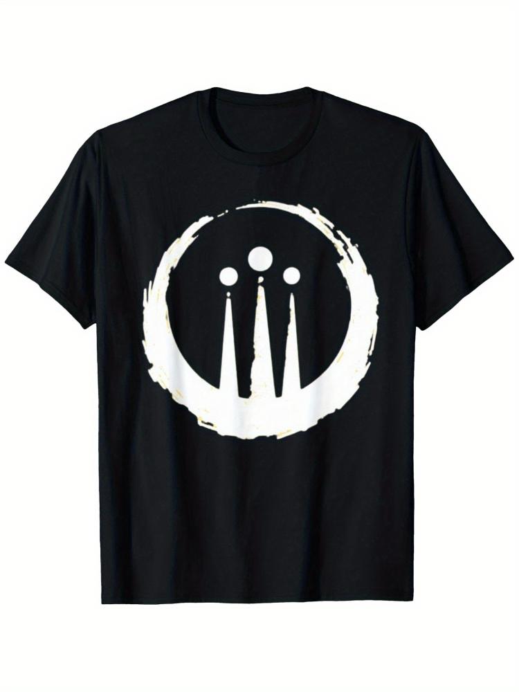 Celtic Druid Wiccan Spiritual Symbol Pattern Design 100 Cotton Oneck Short Sleeve Summer Casual Mens Printed Tshirt
